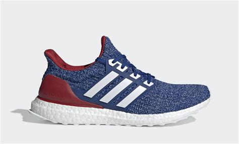 adidas ultra boost red blue.